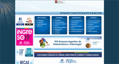 Desktop Screenshot of fcyt.uader.edu.ar