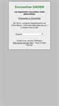 Mobile Screenshot of encuestas.uader.edu.ar